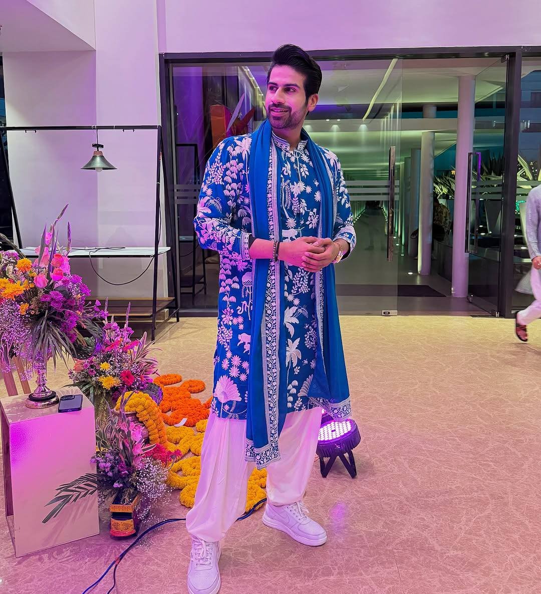 Royal Radiance in Blue — A Celebration of Culture💙only kurta