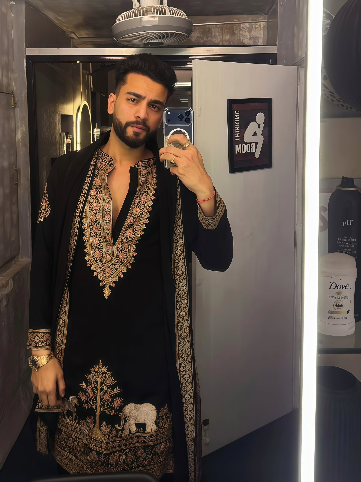 Elvish Yadav Embroidered Kurta With Duppta