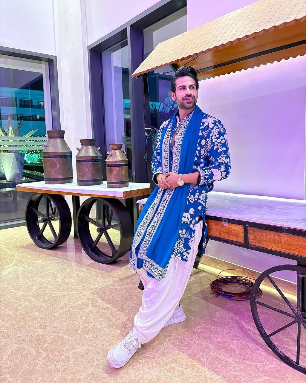 Royal Radiance in Blue — A Celebration of Culture💙only kurta